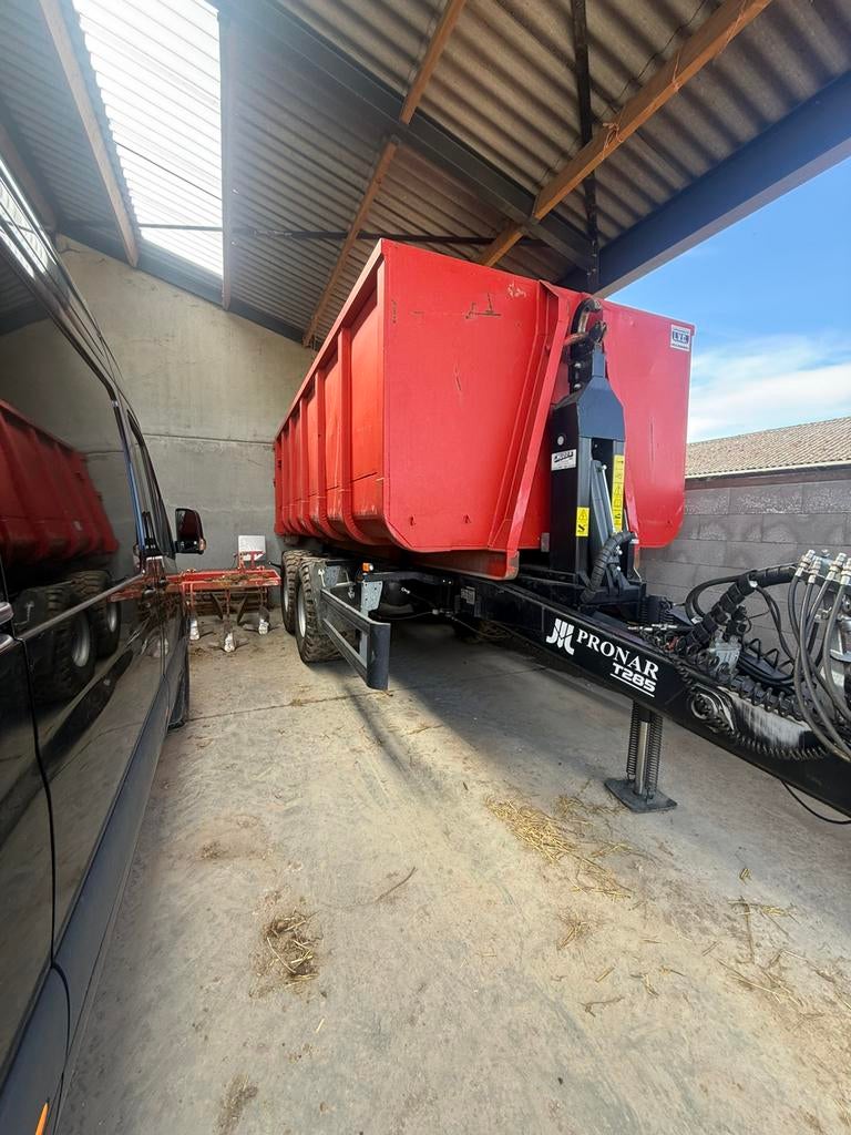 Container systeem, Ophalen, Akkerbouw