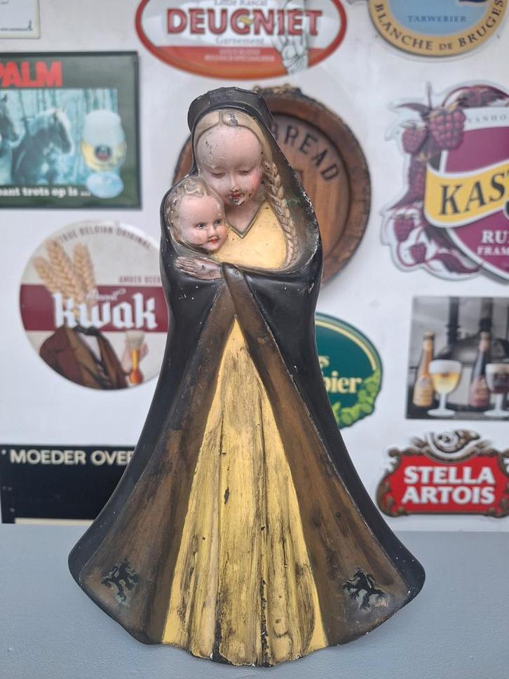 Moeder Maria Met Jezus, Antiquités & Art, Antiquités | Objets religieux, Enlèvement ou Envoi