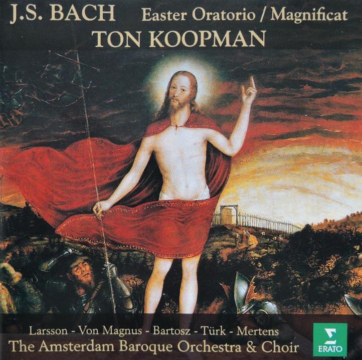 Bach / Easter Oratorio & Magnificat - Koopman - Erato - 1998, CD & DVD, CD | Classique, Comme neuf, Chant, Avec livret, Enlèvement ou Envoi