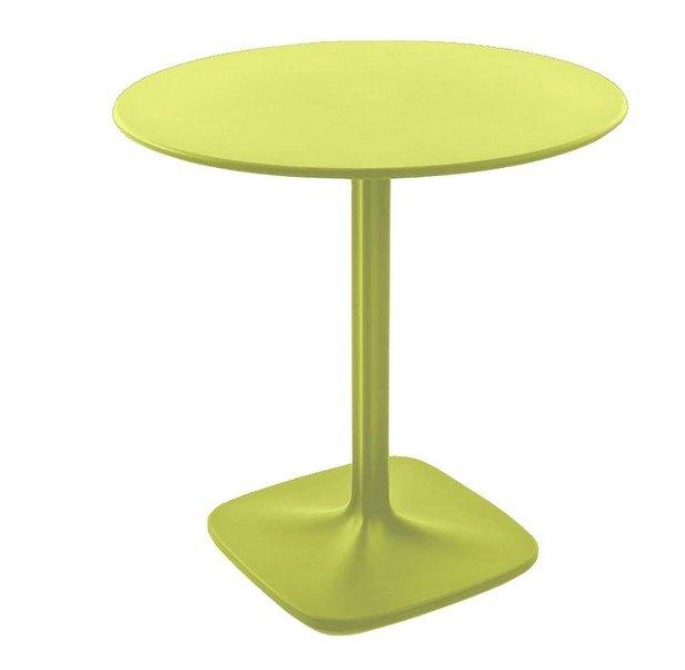 Balkon tafeltje WIT ( tuin of terras), Tuin en Terras, Ophalen, Zo goed als nieuw, Rond, Kunststof