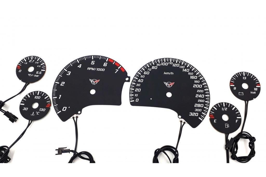 Chevrolet Corvette C5 – Indiglo Tellerplaten, Ophalen of Verzenden