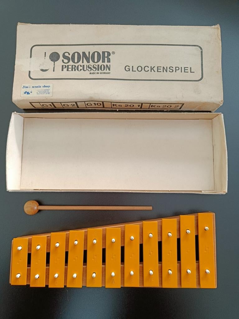 Sonor percussion glockenspiel., Ophalen of Verzenden, Gebruikt