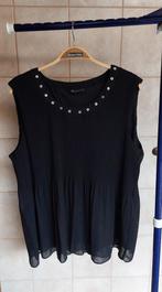 Zwart Topje - Canda Premium Collectie - M 46 - polyester, Kleding | Dames, Zwart, Ophalen of Verzenden, Zo goed als nieuw, Zonder mouw