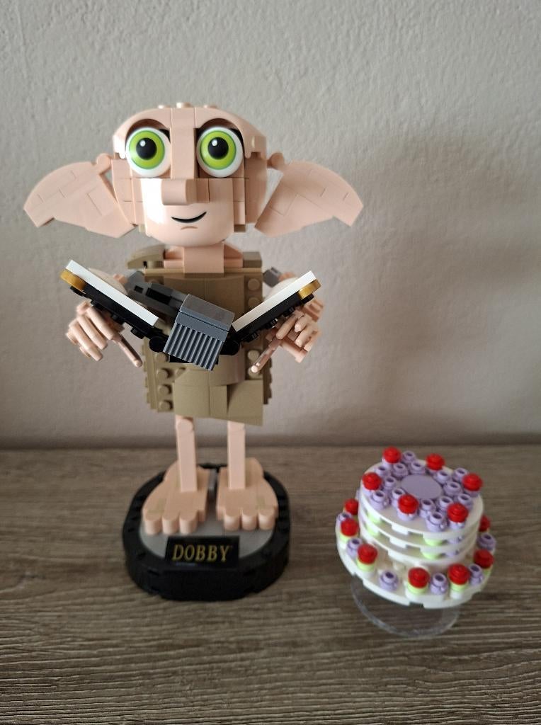 Lego 76421 Harry Potter Dobby, Ophalen of Verzenden, Gebruikt, Beeldje of Buste