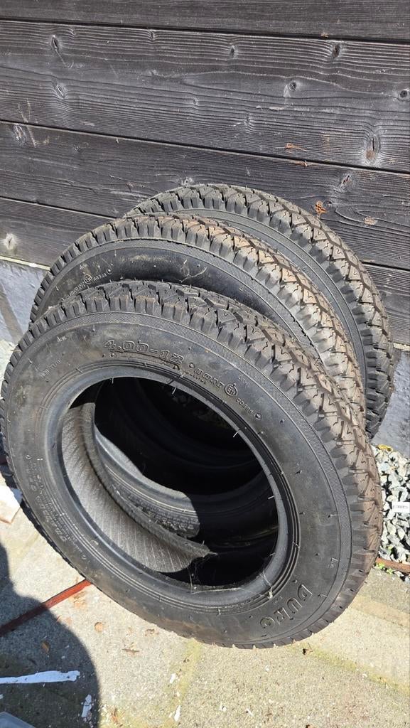 3 nieuwe banden piaggio ape, Ophalen