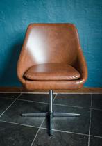Vintage kuipstoel, Maison & Meubles, Chaises, Métal, Vintage, Brun, Enlèvement