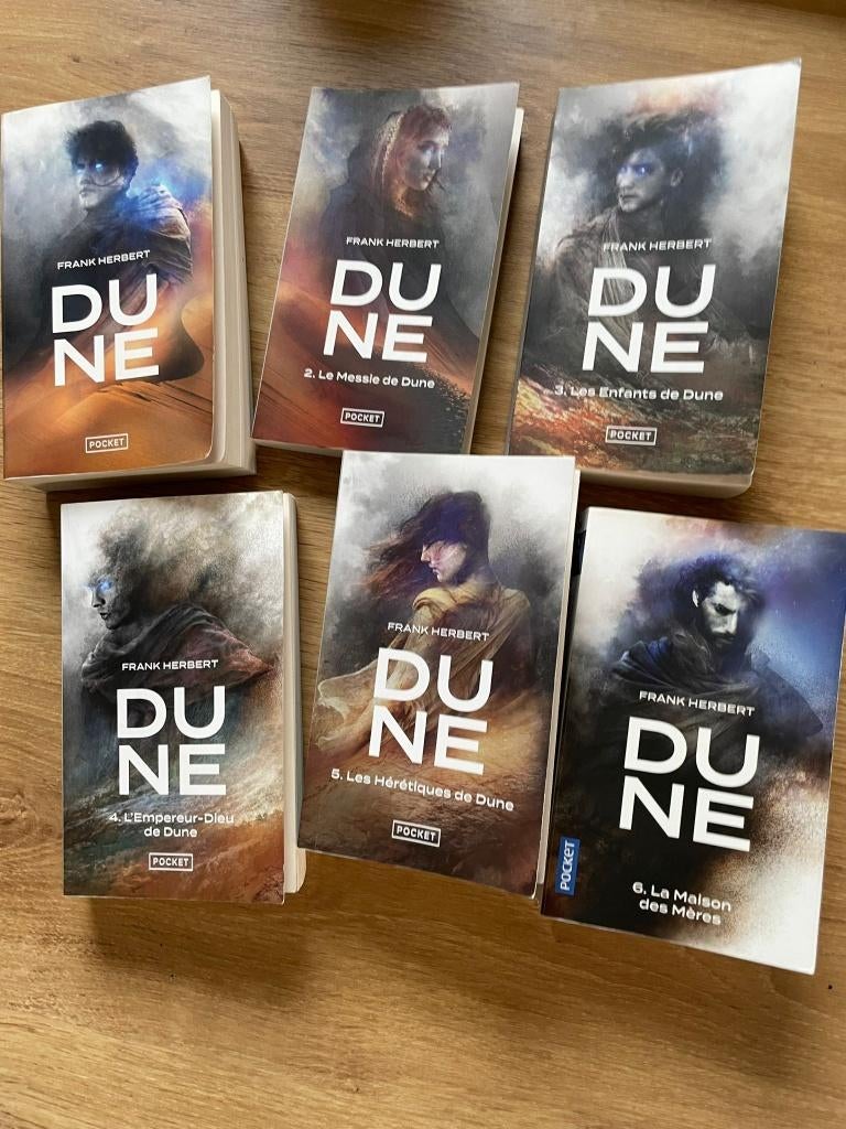 Lot de 6 tomes de Dune – Frank Herbert (édition Pocket)., Livres, Science-fiction, Enlèvement, Comme neuf