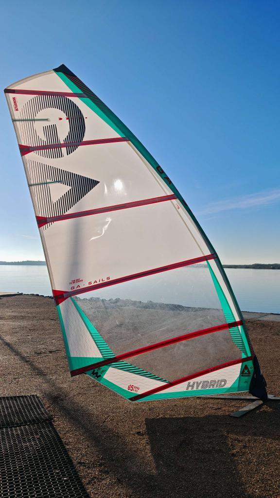 Ga-sails Hybrid HD 6.7 2025 | windsurf zeilen, Sports nautiques & Bateaux, Planche à voile, Utilisé, Voile, 7 m² ou plus
