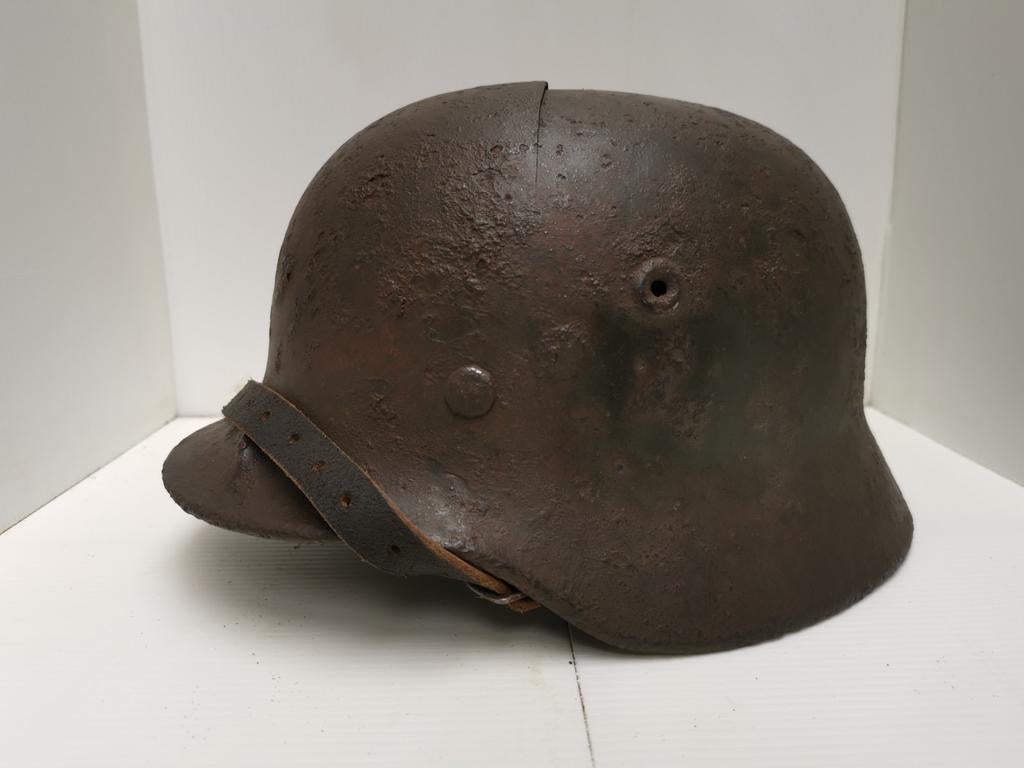 Relique casque allemand, Ophalen of Verzenden