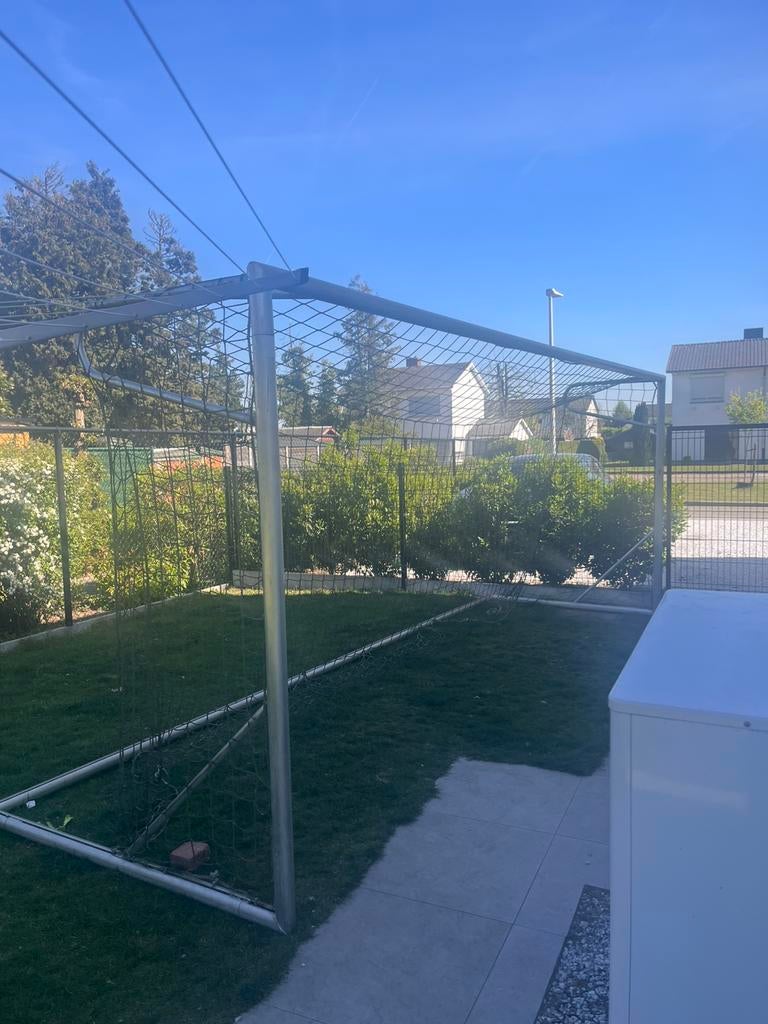 Aluminium voetbal goal 5 meter, Sports & Fitness, Football, Enlèvement, Utilisé, Autres types