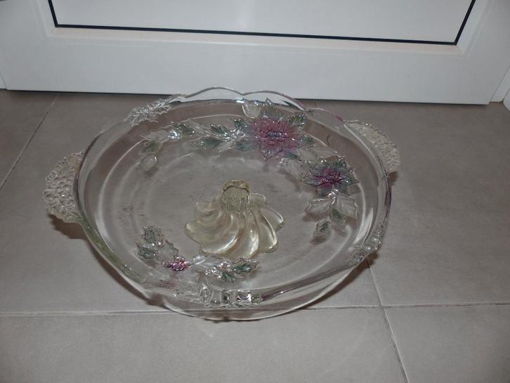 Magnifique bol à fruits en verre Richard Walters, Antiquités & Art, Antiquités | Verre & Cristal, Enlèvement ou Envoi