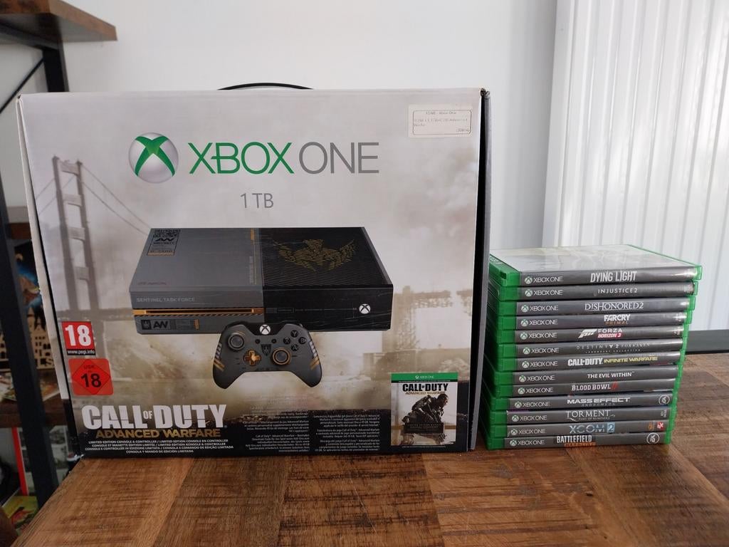 Xbox one met games, Met games, Xbox One, Ophalen of Verzenden, Zo goed als nieuw
