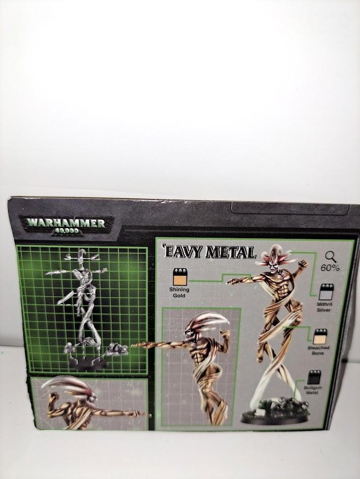 oude metalen necron c'tan deceiver, Hobby en Vrije tijd, Wargaming, Zo goed als nieuw, Warhammer, Figuurtje(s), Ophalen of Verzenden