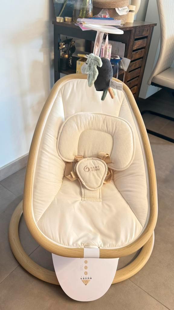 Babymoov Elektrische Wipstoel — Creme/Natuurlijk, Kinderen en Baby's, Wipstoeltjes, Zo goed als nieuw, Ophalen