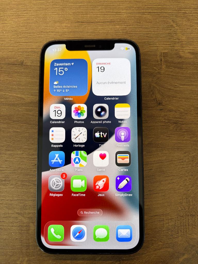 IPhone 12 128g, Télécoms, Téléphonie mobile | Apple iPhone, 128 GB, Enlèvement ou Envoi, Comme neuf, 87 %