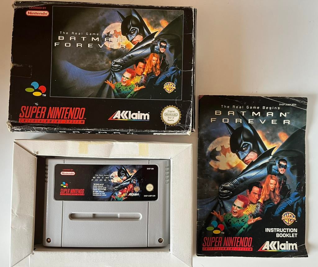 Batman forever super nintendo, Ophalen, Zo goed als nieuw