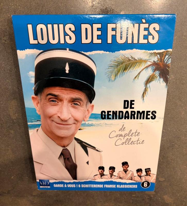 DVD box Louis De Funès De Gendarmes De Complete Collectie, Cd's en Dvd's, Dvd's | Komedie, Zo goed als nieuw, Actiekomedie, Boxset