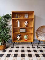 Vintage midcentury boekenkast | kast | retro, 25 à 50 cm, Avec tablette(s), Vintage, Enlèvement