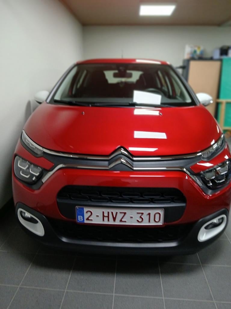 Citroen C3 1200 benz. 8/2021 in perfecte staat !!!, Autos, Citroën, Rouge, Achat, Euro 6, Phares entièrement LED
