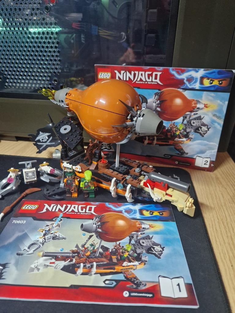 Lego Ninjago Raid Zeppelin set 70603, Compleet, Lego, Ophalen of Verzenden, Zo goed als nieuw