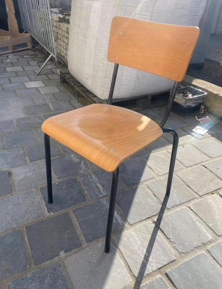 Belles chaises d'école anciennes, Maison & Meubles, Chaises, Utilisé, Enlèvement