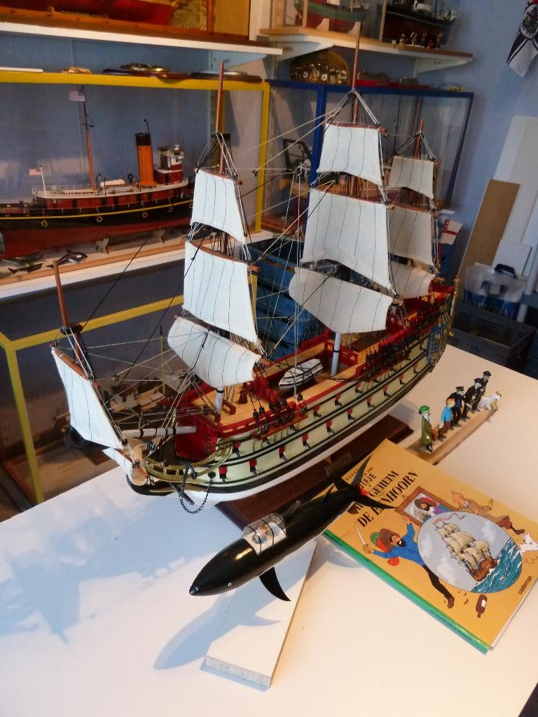 De Eenhoorn-Kuifje, Hobby en Vrije tijd, Modelbouw | Boten en Schepen, Ophalen, Nieuw, Groter dan 1:32, Overige merken