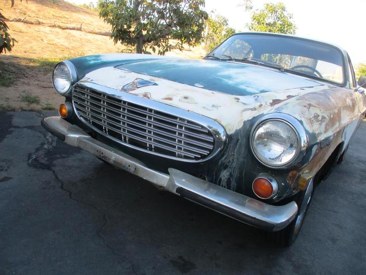 VOLVO 1800 S, Auto's, Oldtimers, Particulier, Volvo, Benzine, Coupé, 2 deurs, Handgeschakeld, Wit, Zwart, Leder, Achterwielaandrijving