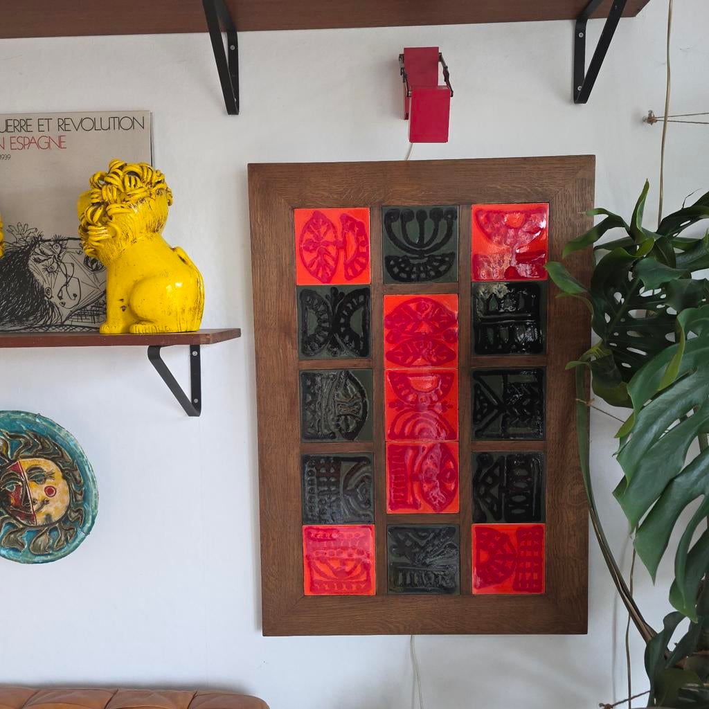 Roger Capron Vallauris wandbord, Ophalen