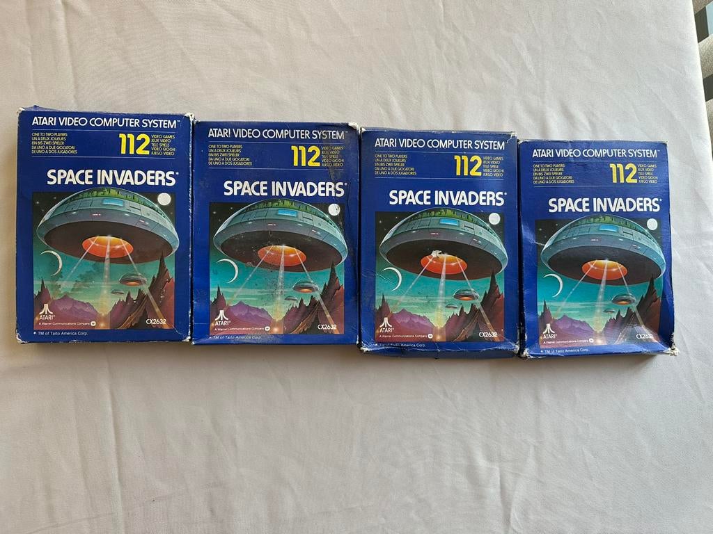 4x Space invaders 112 Atari, Consoles de jeu & Jeux vidéo, Jeux | Atari, Enlèvement, Comme neuf