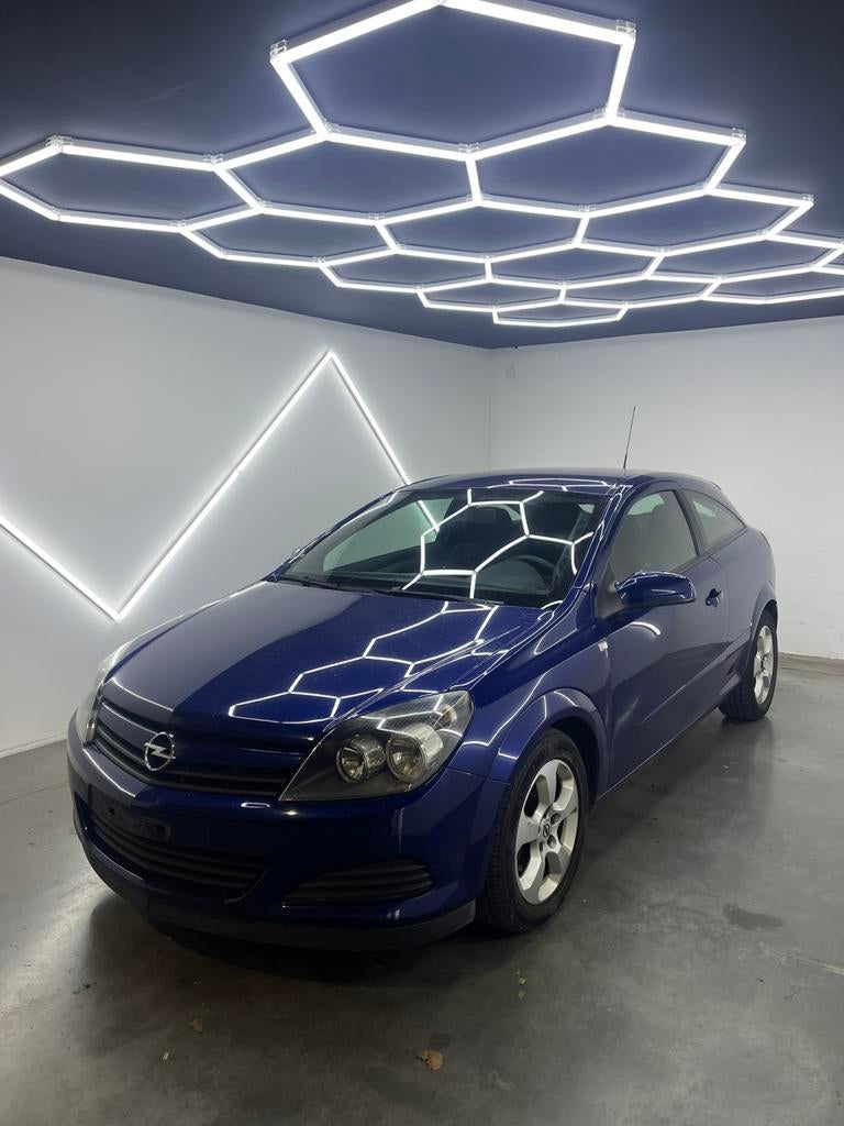 Opel Astra| 2005| 126.862KM| 1 JAAR GARANTIE, Auto's, Voorwielaandrijving, Zwart, 4 cilinders, Bedrijf