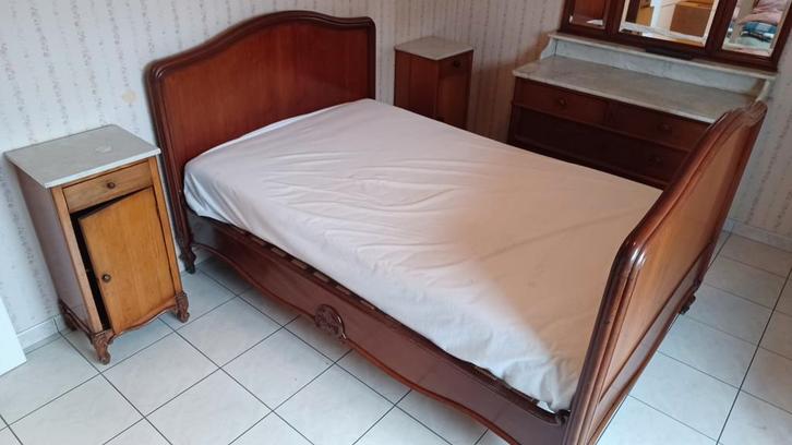 Antieke slaapkamer, begin 1900, Antiek en Kunst, Antiek | Meubels | Bedden, Ophalen