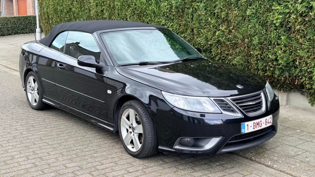 Saab 93 cabrio, Voorwielaandrijving, Zwart, Cabriolet, Zwart
