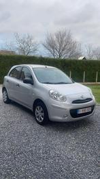 Nissan Micra 1.2L benzine 2012, Auto's, Nissan, Euro 5, Stof, Elektrische ramen, Zwart