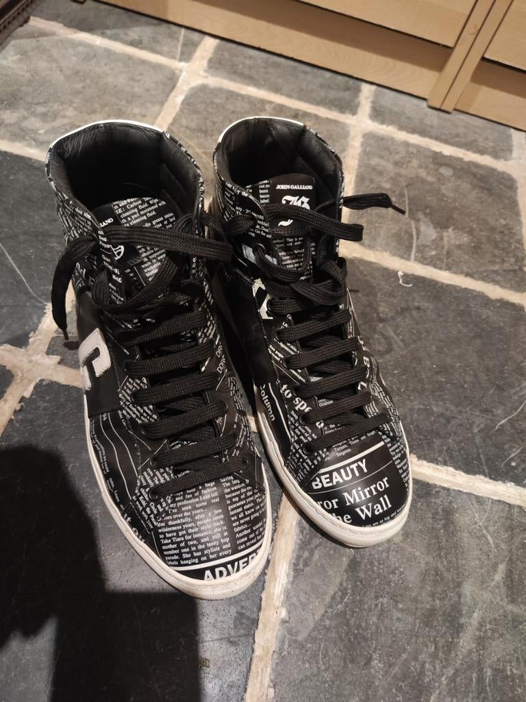 Baskets John Galliano Paris, Vêtements | Hommes, Chaussures, John Galliano, Enlèvement, Baskets, Noir