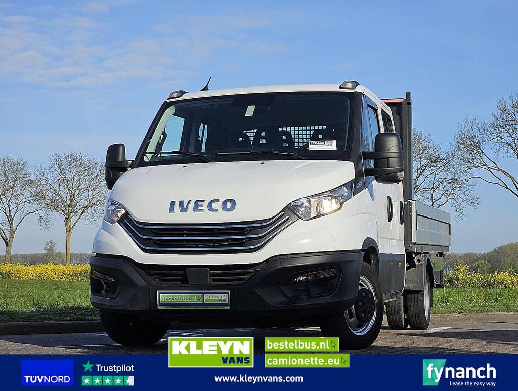 Iveco DAILY 35C14 Dub.Cab Open-Laadbak, Auto's, Automaat, Iveco, Wit, Bedrijf
