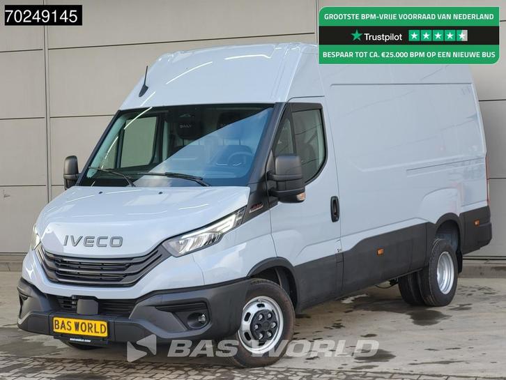 Iveco Daily 35C21 BPM VRIJ! 3.0L Automaat 210PK L2H2 Dubbell, Auto's, Bestelwagens en Lichte vracht, Bedrijf, Te koop, Achteruitrijcamera