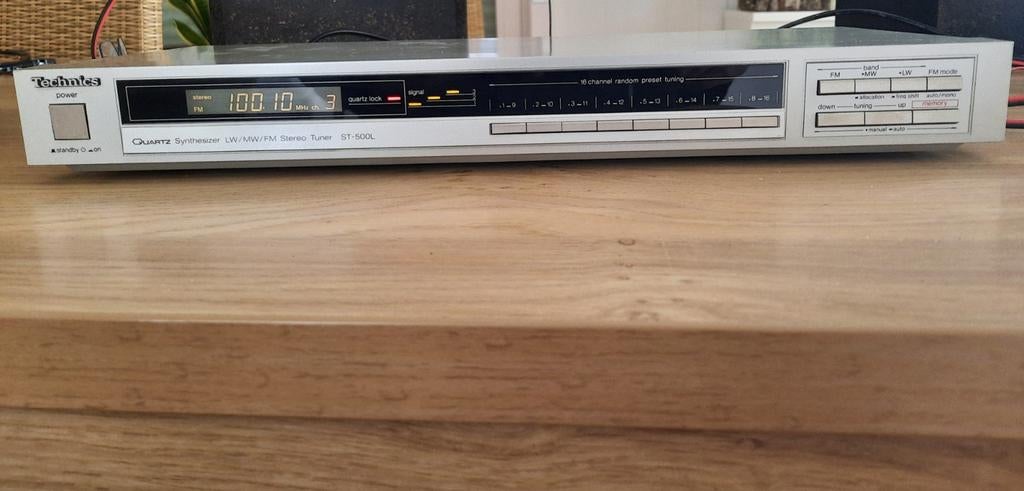 Technics ST-500L tuner., TV, Hi-fi & Vidéo, Tuners, Enlèvement, Utilisé