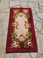 Vintage smyrna geknoopte vloerkleden, Ophalen, Gebruikt