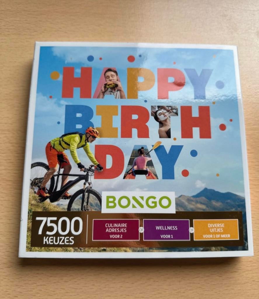 Bongo bon Happy birthday nieuw, Tickets en Kaartjes