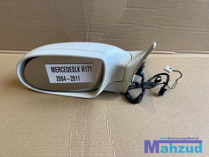 Mercedes SLK R171 WIT Links Spiegel buitenspiegel 2004-2011, Auto-onderdelen, Spiegels, Mercedes-Benz, Gebruikt