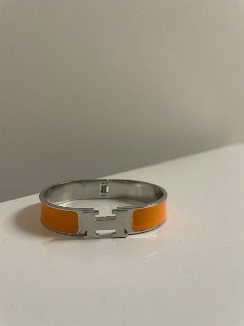 Bracelet, basé sur le modèle Clic H d'Hermès, non porté, Enlèvement ou Envoi, Neuf, Acier