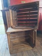 Prachtig set van 9 Fruitkisten - behandeld & decoratief, Huis en Inrichting, Woonaccessoires | Kisten, Ophalen, Minder dan 50 cm