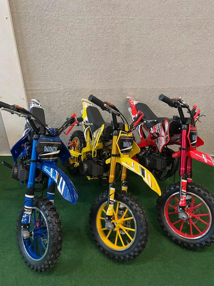 Nieuwe 49CC benzine mini kinder crossmotor in diverse kleure, Kinderen en Baby's, Speelgoed | Buiten | Actiespeelgoed, Nieuw, Ophalen
