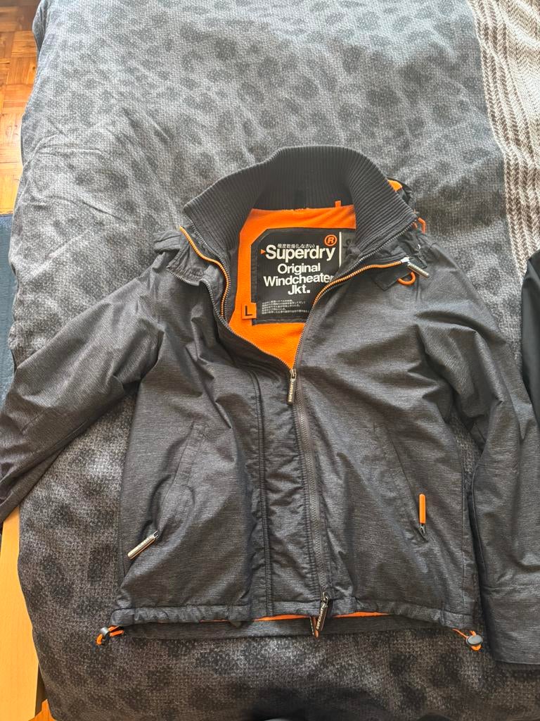 Superdry jas maat L, Kleding | Heren, Jassen | Winter, Ophalen, Zo goed als nieuw, Maat 52/54 (L)