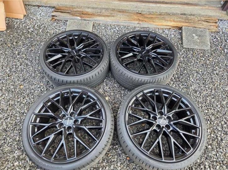 19inch monaco wielset Hankook, Auto-onderdelen, Banden en Velgen, Banden en Velgen, Zomerbanden, 19 inch, 225 mm, Ophalen