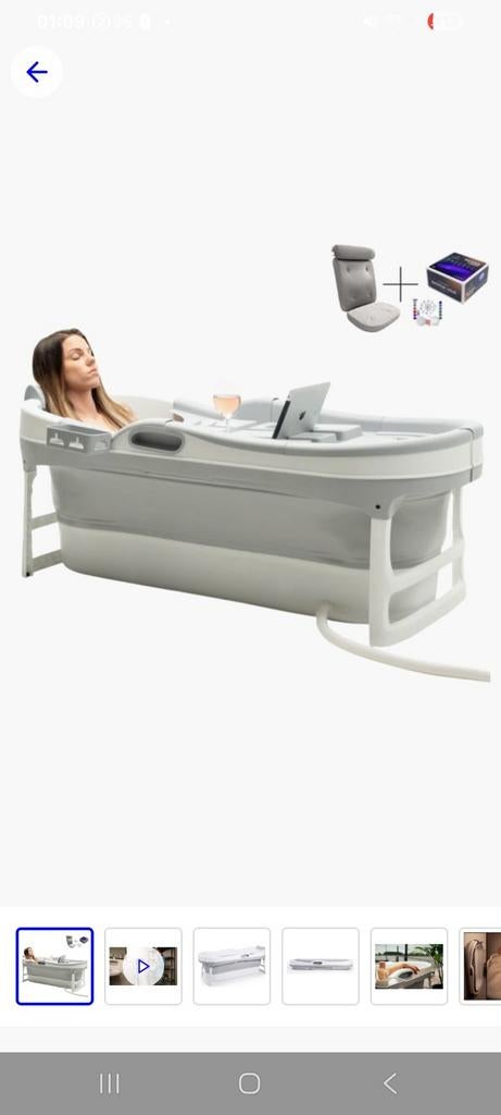 Hello bath mobiel bad, Huis en Inrichting, Badkamer | Badkamermeubels, Ophalen