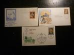 Vaticaan/Vatican Lot van/de 3 FDC, Postzegels en Munten, Verzenden