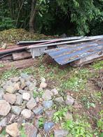 houten balken voor stoofhout, Tuin en Terras, Brandhout, 3 tot 6 m³, Ophalen, Eikenhout, Stammen
