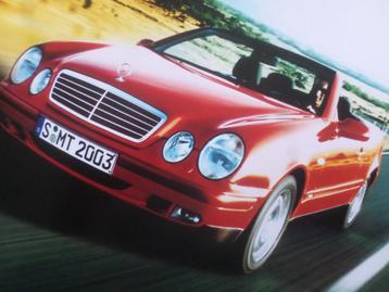 Mercedes CLK cabrio 09-1998 Brochure beschikbaar voor biedingen