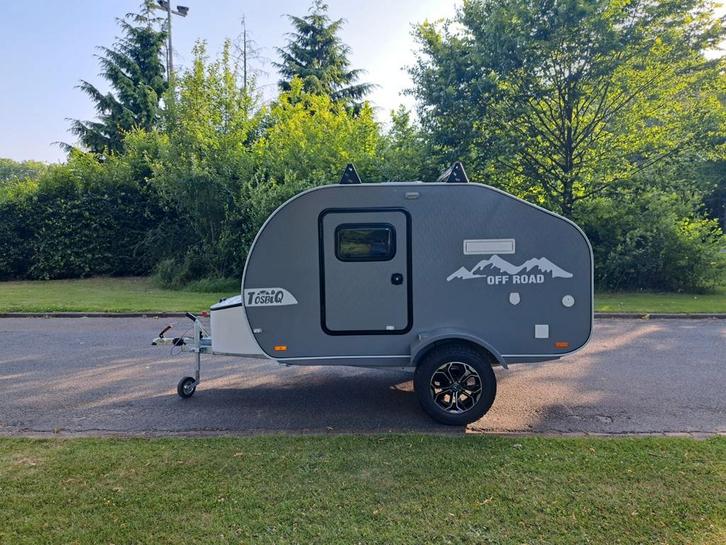 Lichtgewicht minicaravan, Caravans en Kamperen, Caravans, Particulier, tot en met 2, tot 500 kg, Overige, tot 4 meter, Douche